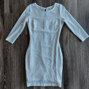White mesh dress xs